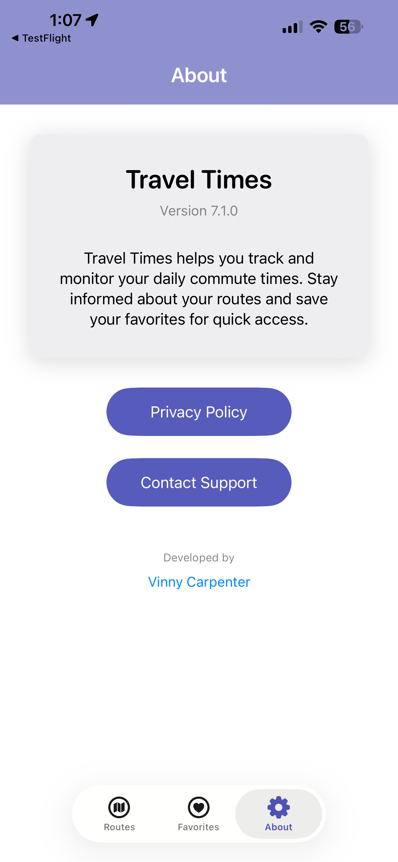 App screenshot